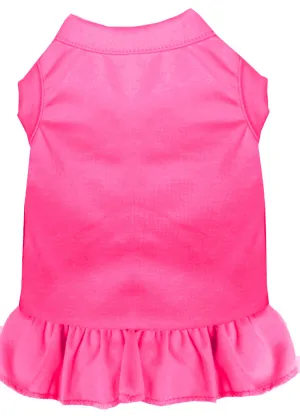 Plain Pet Dress Bright Pink Xxxl