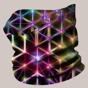 Psychedelic Neck-Gaiter (UV/RGB, Eco-Friendly, Unisex) | 2CB
