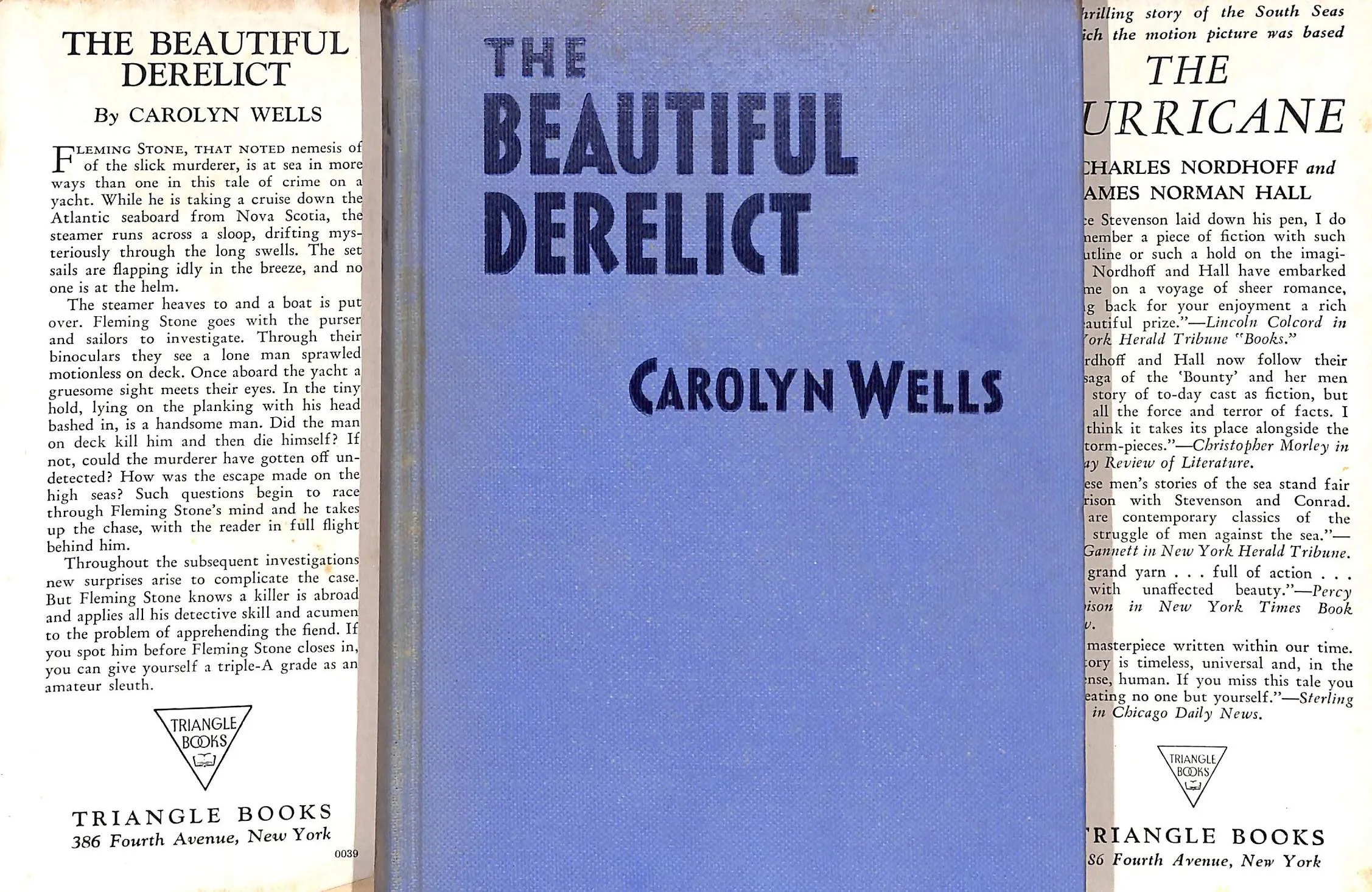 "The Beautiful Derelict" 1938 WELLS, Carolyn