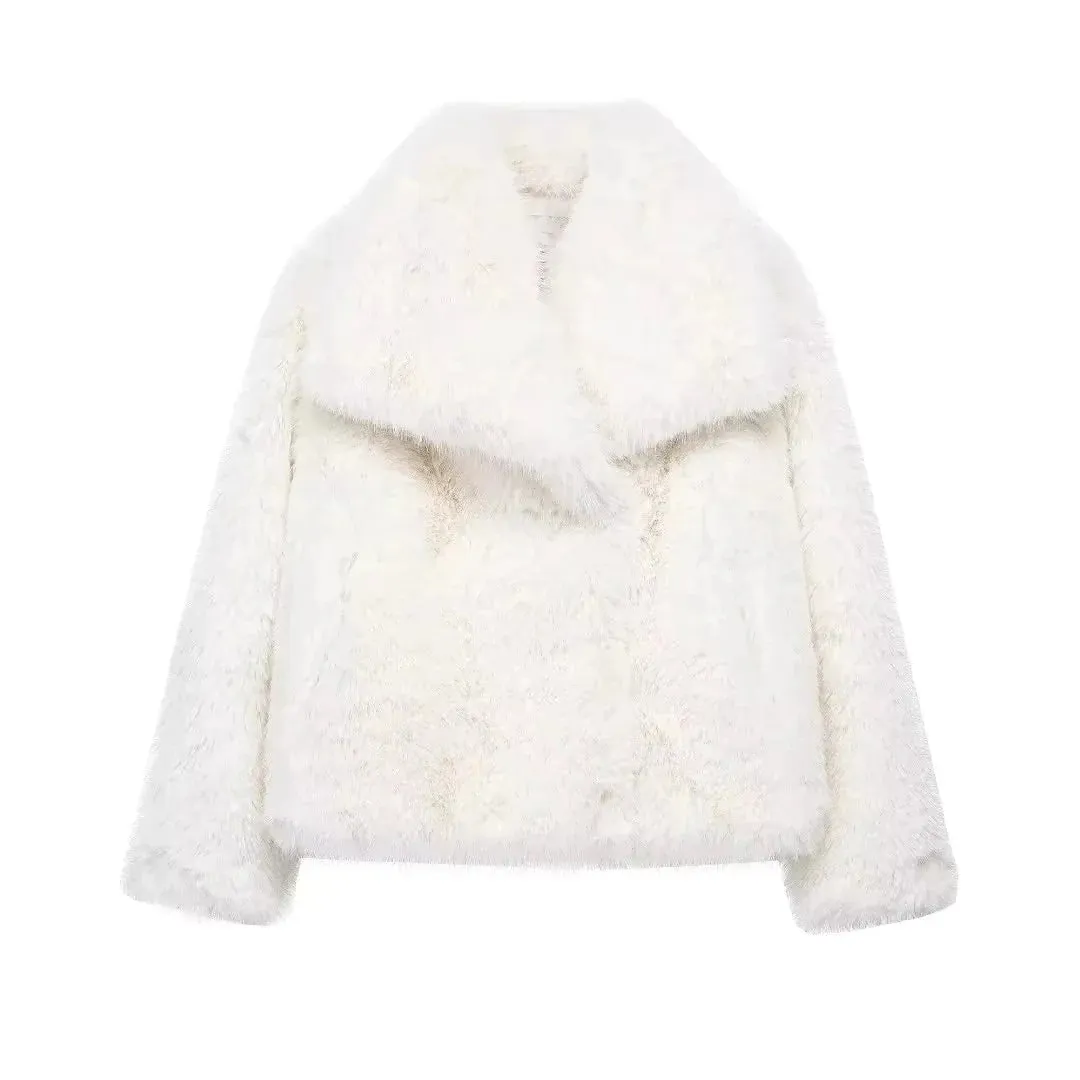 RENATA - Elegant Faux Fur Jacket