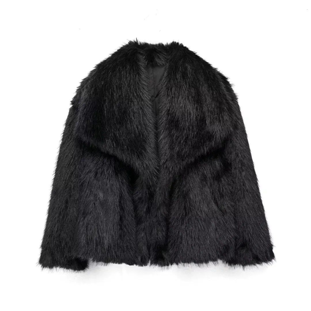 RENATA - Elegant Faux Fur Jacket