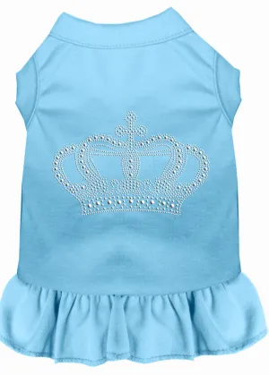 Rhinestone Crown Dress Baby Blue Xxl