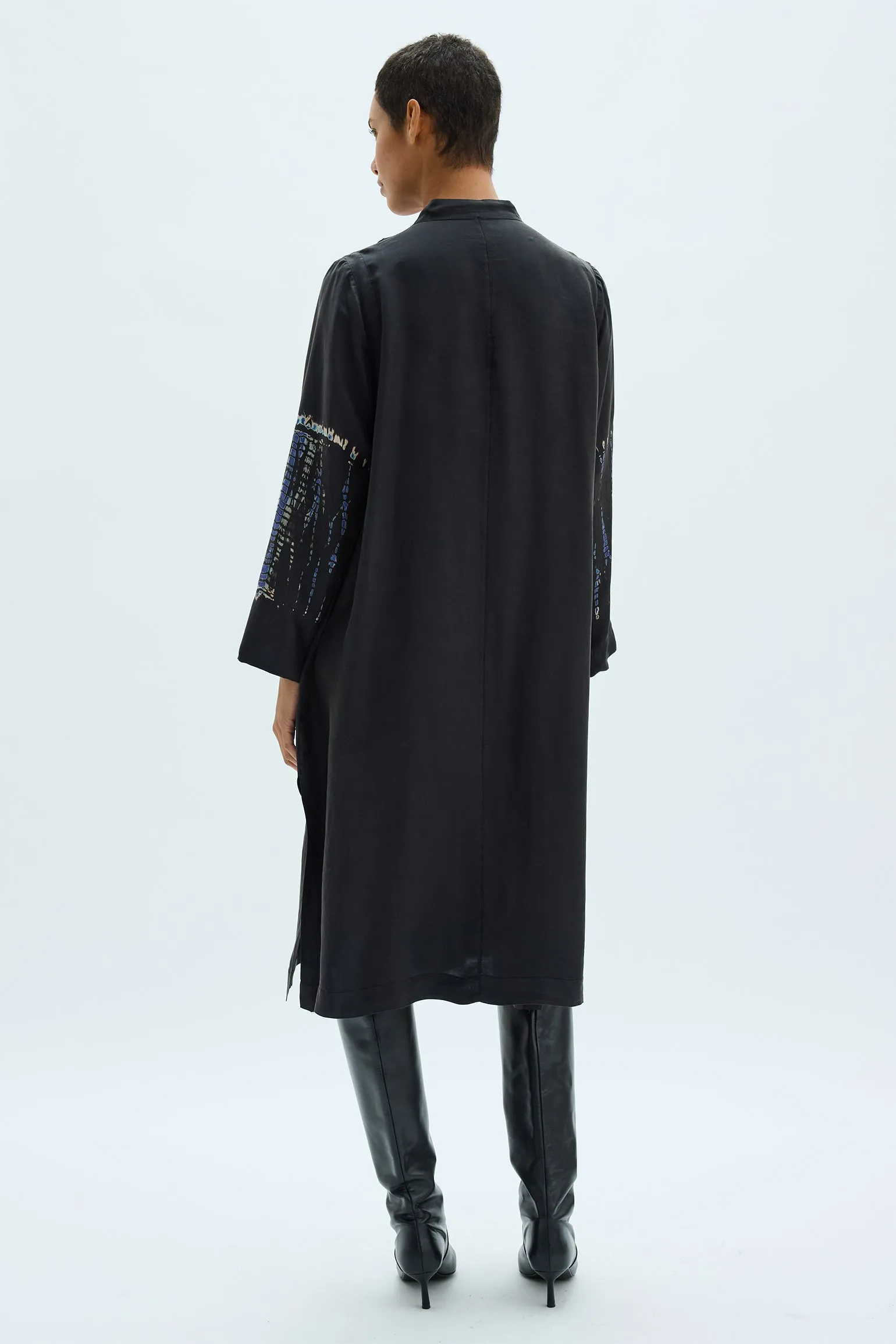 Silk Medley Black Cora Duster