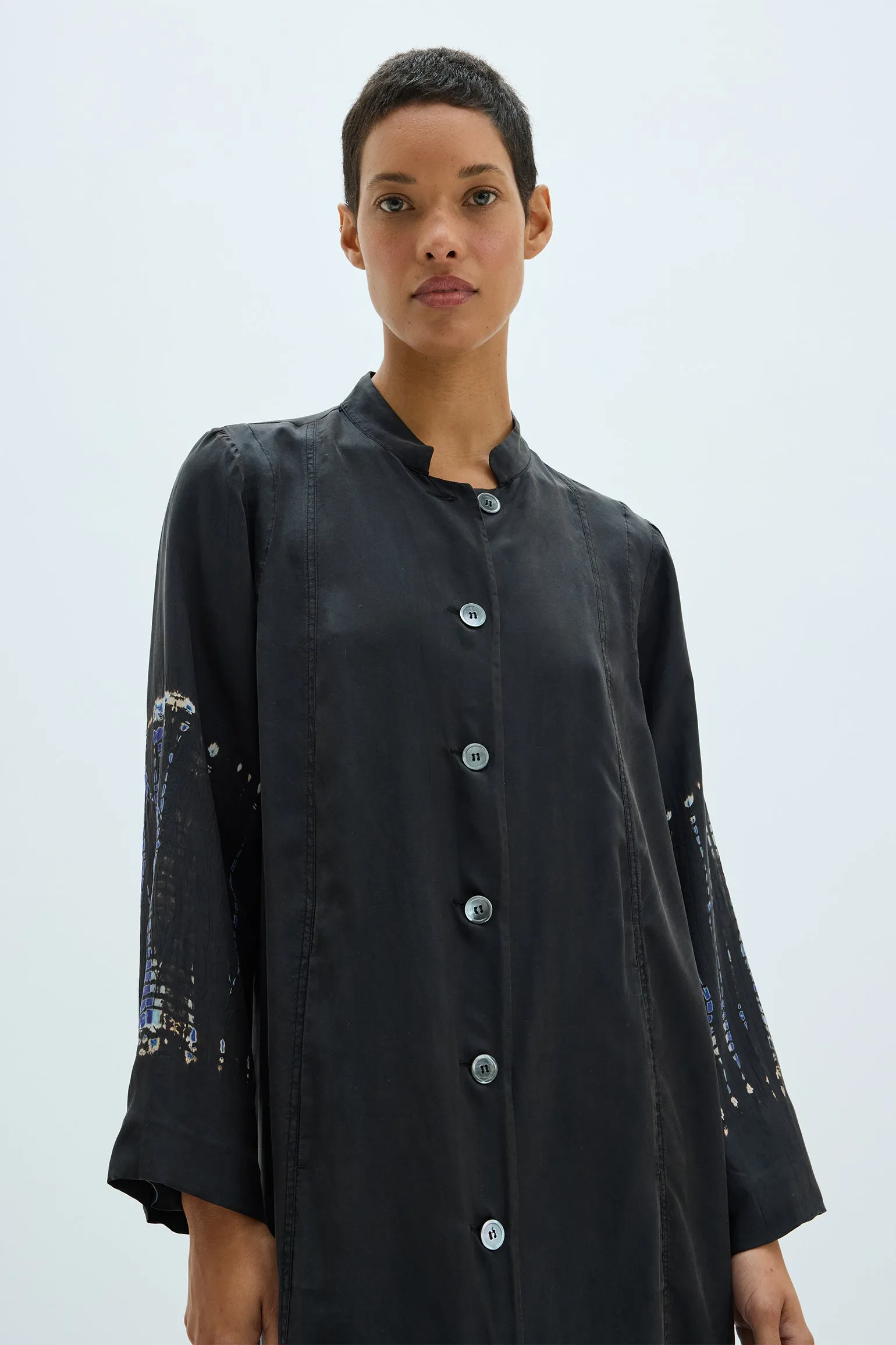 Silk Medley Black Cora Duster