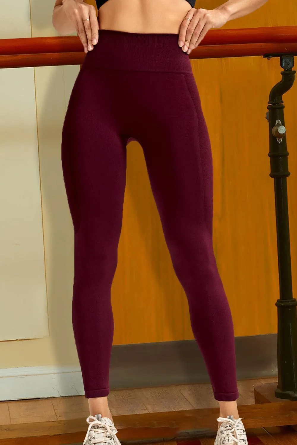 Supportive Fit Sports Wide Waistband Leggings
