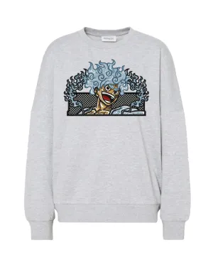Sweatshirt Anime One Piece Grey