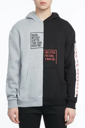 Take Cover Guys Split Skull Graphic Hoodie