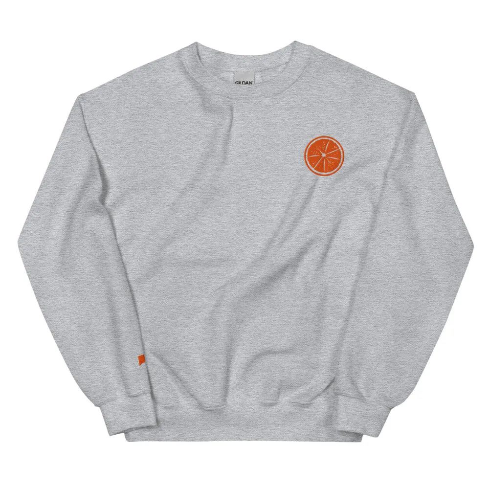 The Real Housewives of Orange County Orange Embroidered Crewneck