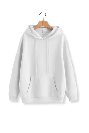 Unisex French Terry Hoodies - White