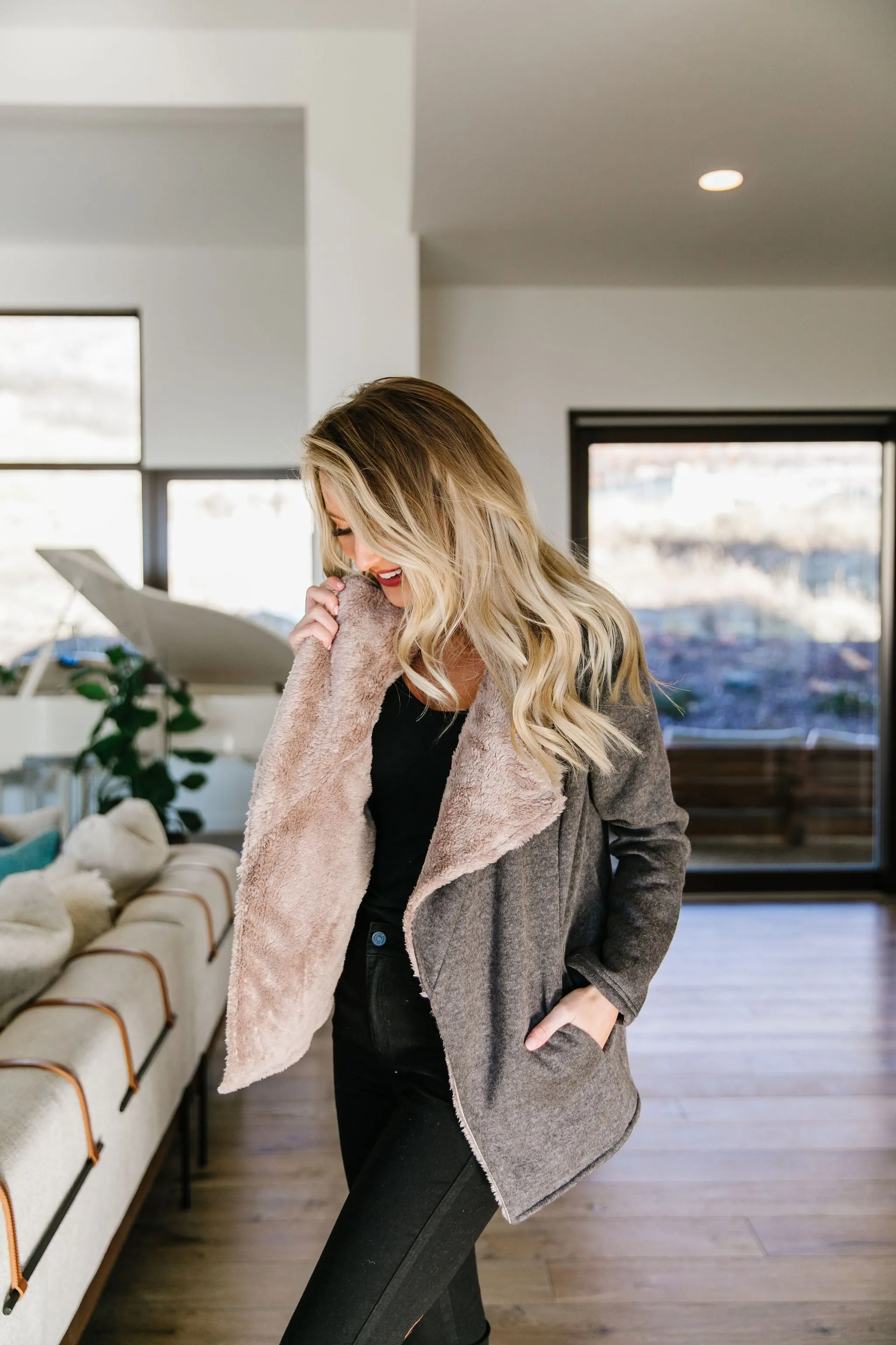 Warm Things Up Sherpa Lined Jacket