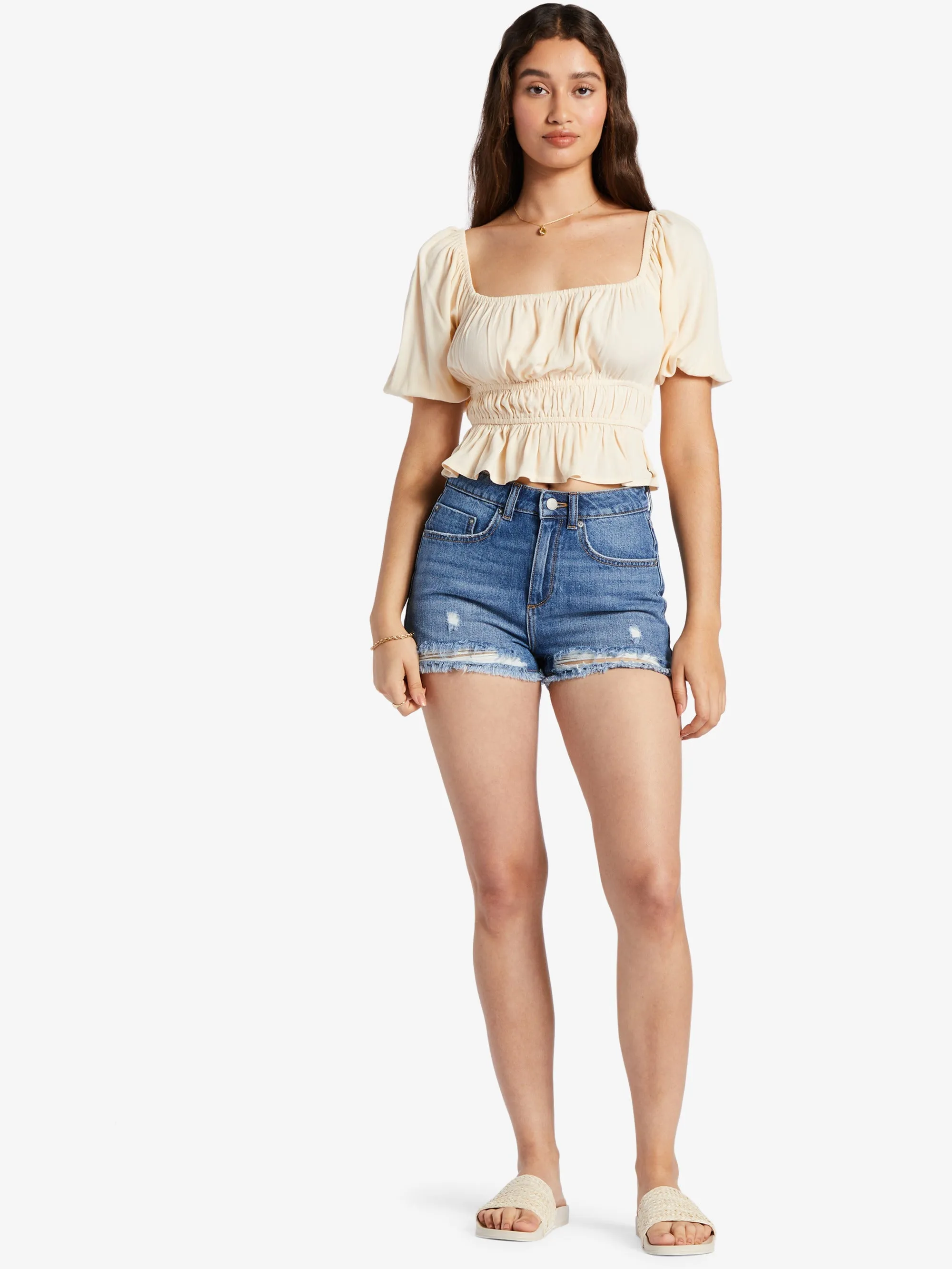 Womens Warm Winds Crop Top