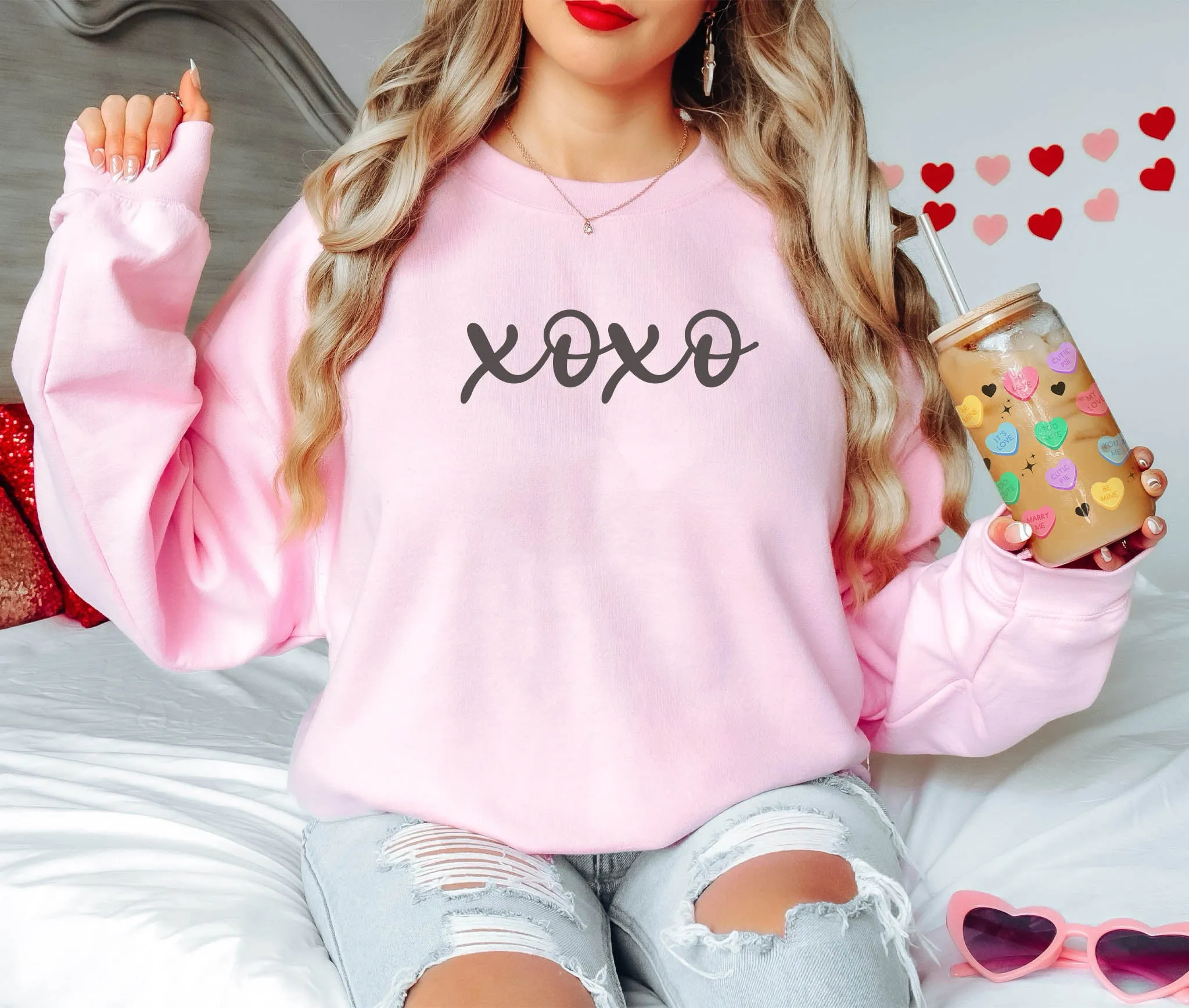 XOXO Script Sweatshirt